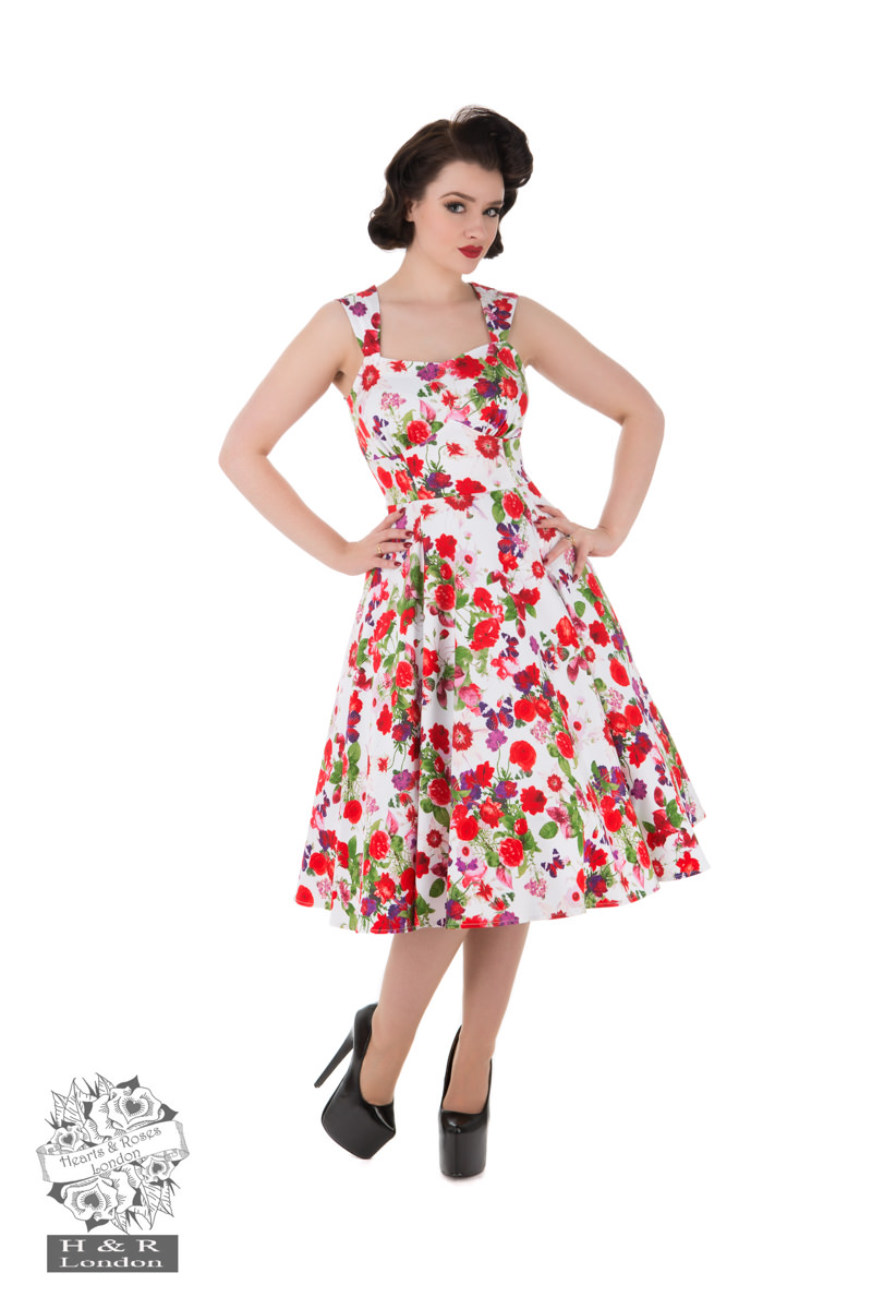 Exotic Cami Floral Day Dress - Hearts & Roses Australia