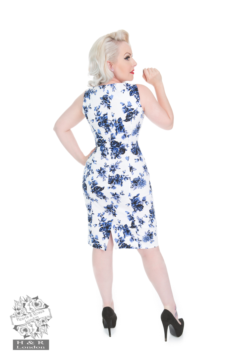 Blue wiggle cheap dress